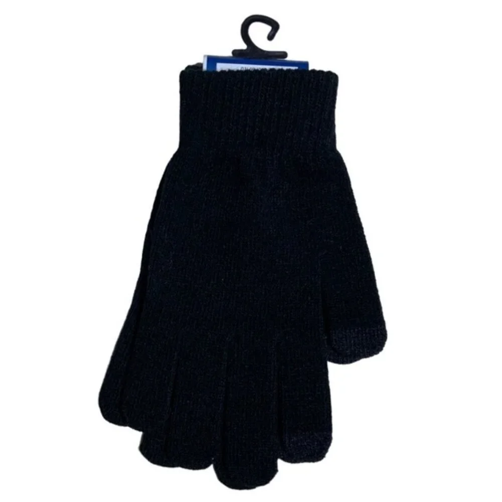 WE Texting Touchscreen Gloves Winter Warm Stretch Knit Women Men Black OS Unisex